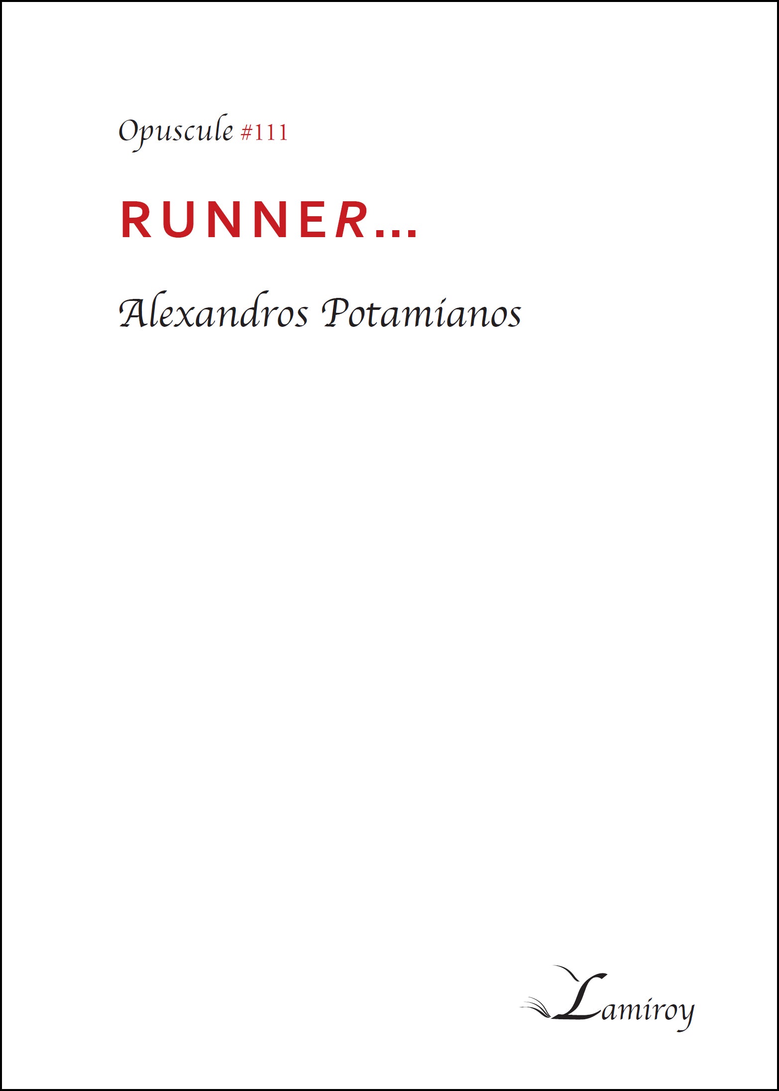 Runner... #111