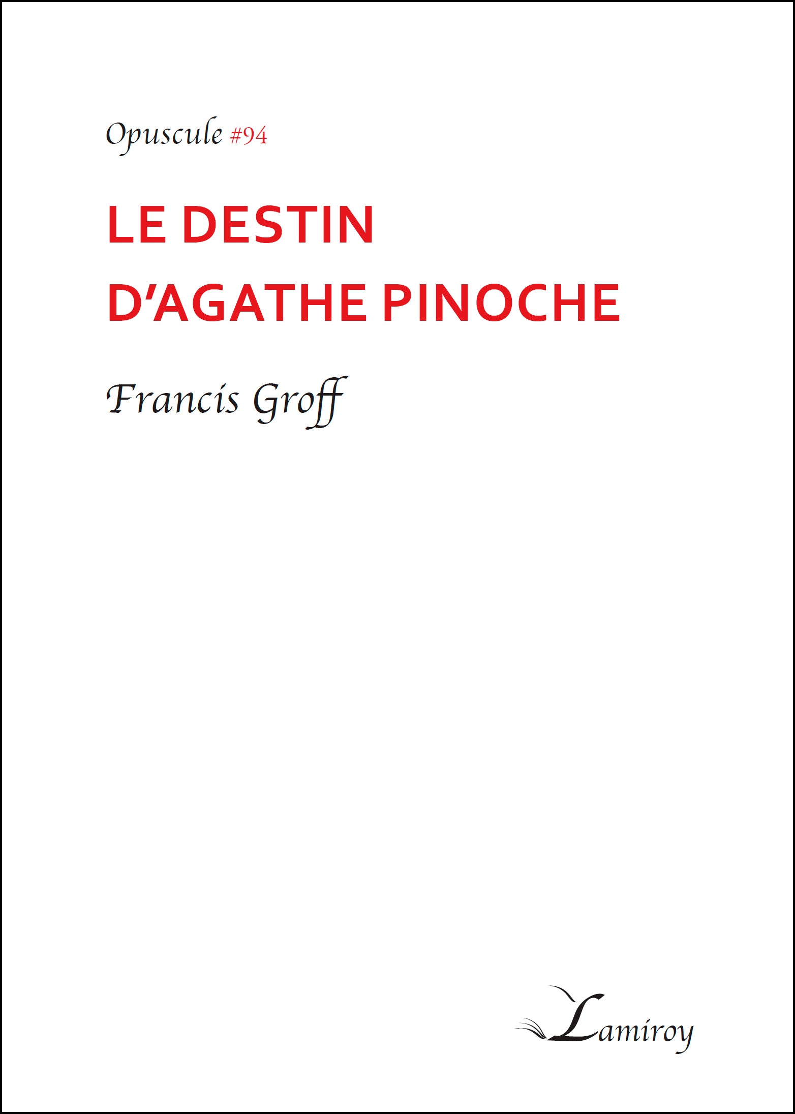 Le destin d'Agathe Pinoche #94